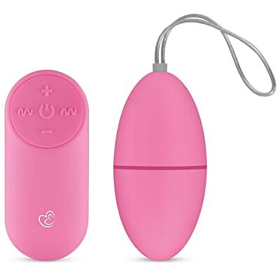 EasyToys Ovetto Vibrante con Telecomando, Rosa 124 g EasyToys Ovetto Vibrante con Telecomando, Rosa 124 g