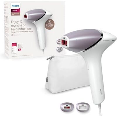 Philips Lumea IPL serie 8000 Dispositivo di Epilazione a Luce Pulsata con Tecnologia SenseIQ, 2 Accessori per Viso e Corpo, Utilizzo con Filo (Modello ) Philips Lumea IPL serie 8000 Dispositivo di Epilazione a Luce Pulsata con Tecnologia SenseIQ, 2 Accessori per Viso e Corpo, Utilizzo con Filo (Modello )