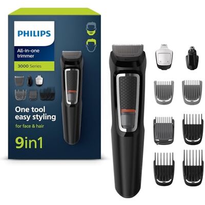 Philips Multigroom Series 3000 MG3740/15 Tagliacapelli - Kit 9-in-1 Philips Multigroom Series 3000 MG3740/15 Tagliacapelli - Kit 9-in-1