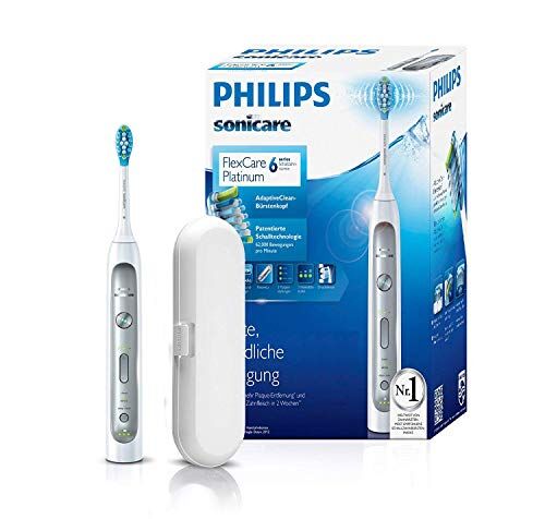 Philips Sonicare FlexCare Platinum  spazzolino elettrico Adulto Spazzolino elettrico sonico Grigio, Bianco