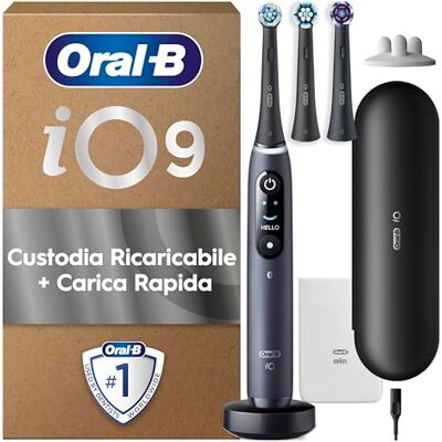 Oral-B - iO Series 9N - Black Onyx - Spazzolino Oral-B - iO Series 9N - Black Onyx - Spazzolino