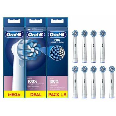 Oral-B Pro Sensitive Clean 9 pz - Testina dello spazzolino Oral-B Pro Sensitive Clean 9 pz - Testina dello spazzolino