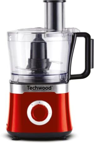 Techwood Robot Multifunzione, Colore Rosso