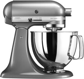 KitchenAid , 300 W, 4.8 Litri, 52 Decibel, Plastica, 10 velocità, Argento