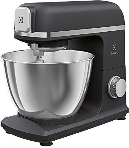 Electrolux Impastatrice Planetaria Create 5 in alluminio pressofuso, 1200W, 6 Impostazioni, 330x245x380mm, Black Pearl