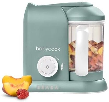 Béaba BEABA, Babycook Solo, Robot bébé 4 en 1, Cuiseur, Mixeur Eucalyptus