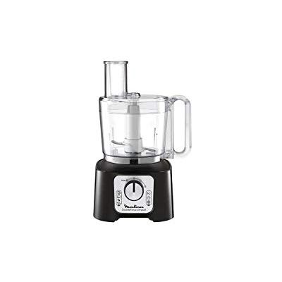 Moulinex Doppia Forza Compact Robot Cucina Multifunzionale Ciotola 3L 800W 2 Velocità + Pulse, 9 Accessori, Blender, Tritattino, Grattugie, Nero Moulinex Doppia Forza Compact Robot Cucina Multifunzionale Ciotola 3L 800W 2 Velocità + Pulse, 9 Accessori, Blender, Tritattino, Grattugie, Nero