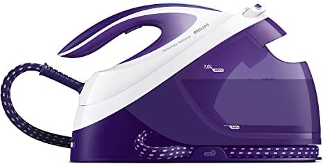 Philips PerfectCare Performer Ferro Da Stiro Con Caldaia- 2600W, Colpo Di Vapore 450g, Pressione 6,5 Bar, Tecnologia OptimalTEMP, Serbatoio 1,8 L, Viola/Bianco ()