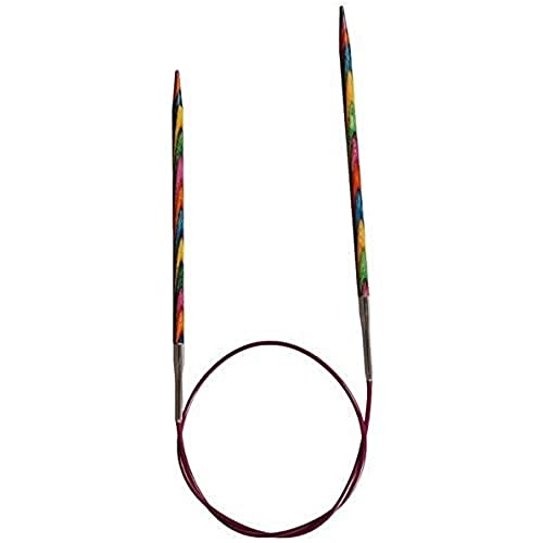 KnitPro Ferro da Maglia Circolare in Legno, Lunghezza del Cordoncino: 120 cm, 5.00