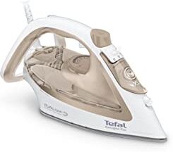 Tefal Easygliss Eco, Ferro a vapore, 2800 Watt, Colpo a Vaporen240 g/min, 88% riciclabile, Modalità Eco, Mocha/Bianco, FV5780