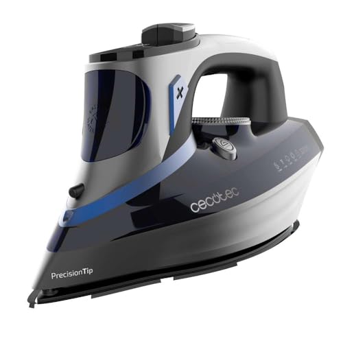 Cecotec Piastra Orizzontale IronHero 3200 Smart Absolute. 3200 W, Tecnologia Power Steam, Colpo di Vapore 270 g/min, Suola Turbo Anodized Pro, Schermo LCD, Sistema Antigoccia, Cyclo Clean, Auto Off.