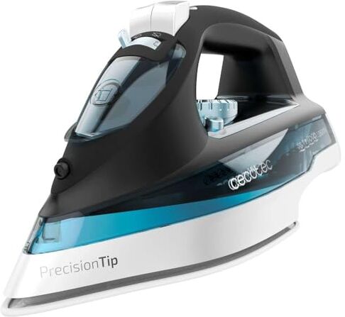 Cecotec Ferro Da Stiro a Vapore Ironhero 2600 Force, 2600 W, Tecnologia Power Steam, Colpo di Vapore 210 g/min, Suola Turbo Slide, Sistema Antigoccia, Cyclo Clean, Filtro Anticalcare