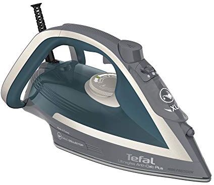 Tefal Ultragliss Anti-Kalk Plus Ferro da Stiro a Vapore, Turchese/Grigio