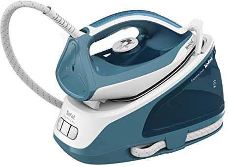 Tefal Espress Easy Ferro da Stiro a Vapore, Blu/Bianco, Nero, Ciano, Magenta, Giallo