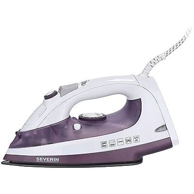 Severin BA 3210 Ferro da stiro a vapore e a secco 2500 W con emissione 30/g min, Ferro a secco con piastra in ceramica, Ferro a vapore con sistema anticalcare e funzione antigoccia Severin BA 3210 Ferro da stiro a vapore e a secco 2500 W con emissione 30/g min, Ferro a secco con piastra in ceramica, Ferro a vapore con sistema anticalcare e funzione antigoccia