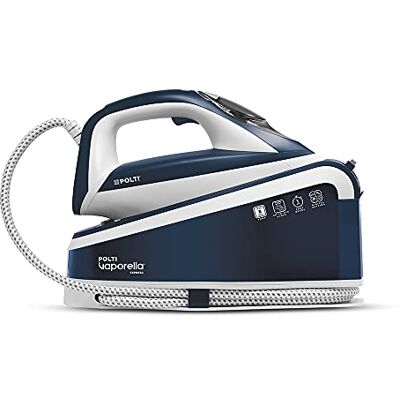 Polti Vaporella Express VE30.10, Ferro da Stiro Generatore di Vapore, Pressione Pompa fino a 8 Bar, Potenza 2200 W, Funzione Eco, Tecnologia One Temperature, Digital Setting, Blu e Bianco Polti Vaporella Express VE30.10, Ferro da Stiro Generatore di Vapore, Pressione Pompa fino a 8 Bar, Potenza 2200 W, Funzione Eco, Tecnologia One Temperature, Digital Setting, Blu e Bianco
