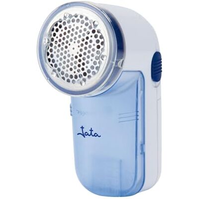 Jata – Levapelucchi con lame in acciaio inox, di design compatto e leggero, colore: bianco/blu Jata – Levapelucchi con lame in acciaio inox, di design compatto e leggero, colore: bianco/blu