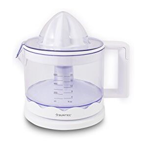Suntec Wellness SUNTEC spremiagrumi comfort – elettrico con colino e contenitore per succo estraibile – estrattore elettrico per arance + limoni + lime – centrifuga elettrica senza BPA con max. 100 watt Suntec Wellness SUNTEC spremiagrumi comfort – elettrico con colino e contenitore per succo estraibile – estrattore elettrico per arance + limoni + lime – centrifuga elettrica senza BPA con max. 100 watt