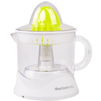 Melchioni Family ZUMO NEW Spremiagrumi Elettrico Contenitore 0,7L, Doppio Movimento di Rotazione, Azionamento Automatico a Pressione, Sistema Sicurezza, Avvolgicavo, 40W Melchioni Family ZUMO NEW Spremiagrumi Elettrico Contenitore 0,7L, Doppio Movimento di Rotazione, Azionamento Automatico a Pressione, Sistema Sicurezza, Avvolgicavo, 40W