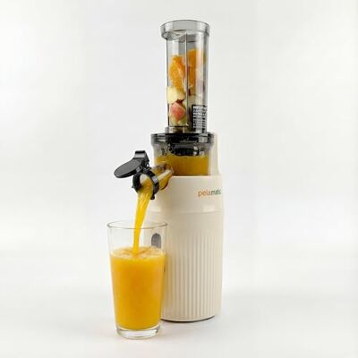 Robito Zuminstant Spremiagrumi elettrico compatto, spremuto a freddo, ricco di nutrienti, frullatore senza schiuma, salvaspazio, elegante e versatile, per frutta e verdura fresche, 100 W (beige) Robito Zuminstant Spremiagrumi elettrico compatto, spremuto a freddo, ricco di nutrienti, frullatore senza schiuma, salvaspazio, elegante e versatile, per frutta e verdura fresche, 100 W (beige)