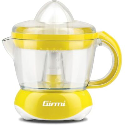 Girmi SR02 Spremiagrumi Elettrico, 2 Coni, 700 ml, 25 W, Giallo-Bianco Girmi SR02 Spremiagrumi Elettrico, 2 Coni, 700 ml, 25 W, Giallo-Bianco