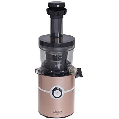 ADLER Slow Juicer Nero e Pesca, Multicolore, Taglia Unica ADLER Slow Juicer Nero e Pesca, Multicolore, Taglia Unica