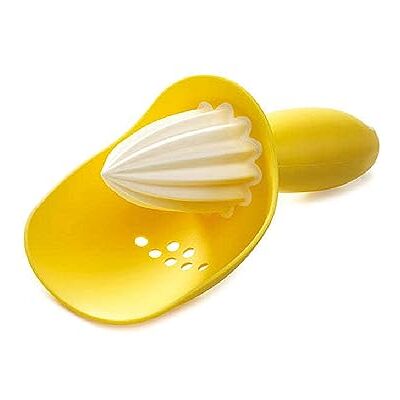 Joseph Joseph Catcher Pressa Manuale per Agrumi, Spremiagrumi per Limoni e Spremifrutta per Arance e Lime con Coppa per Semi Giallo Joseph Joseph Catcher Pressa Manuale per Agrumi, Spremiagrumi per Limoni e Spremifrutta per Arance e Lime con Coppa per Semi Giallo