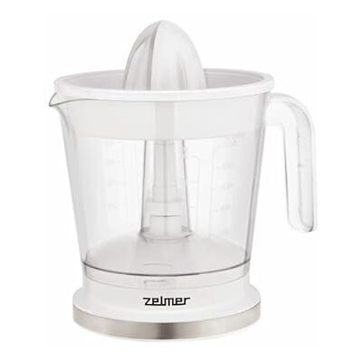 Zelmer Spremiagrumi, 40 Watt, capacità 1 l, controllo della concentrazione del succo, bianco Zelmer Spremiagrumi, 40 Watt, capacità 1 l, controllo della concentrazione del succo, bianco