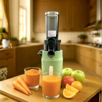 pelamatic Zuminstant Compact Spremiagrumi elettrico (Slow Juicer): spremuto a freddo, ricco di sostanze nutritive, frullatore senza schiuma, risparmio di spazio, elegante e versatile per frutta e verdura pelamatic Zuminstant Compact Spremiagrumi elettrico (Slow Juicer): spremuto a freddo, ricco di sostanze nutritive, frullatore senza schiuma, risparmio di spazio, elegante e versatile per frutta e verdura