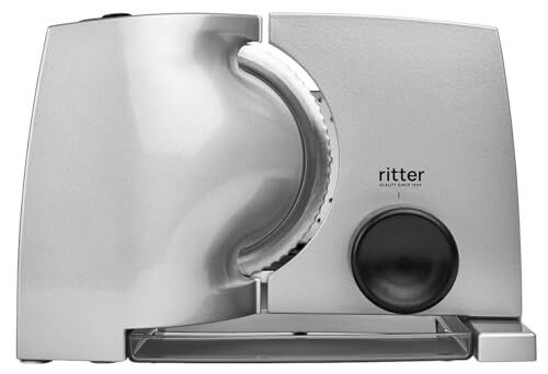 Ritter Affettatrice  compact 1, nero, affettatrice elettrica con motore ECO, made in Germany