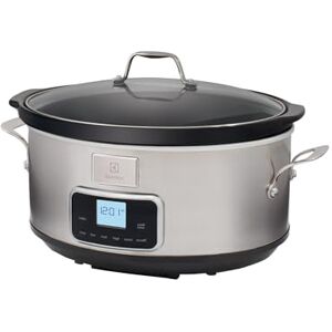 Electrolux Slow Cooker, Pentola Elettrica In Acciaio Inox Per Cottura Lenta Con Sei Programmi Predefiniti, 235 W, 6.6 L, Argento, Amazon Exclusive Electrolux Slow Cooker, Pentola Elettrica In Acciaio Inox Per Cottura Lenta Con Sei Programmi Predefiniti, 235 W, 6.6 L, Argento, Amazon Exclusive