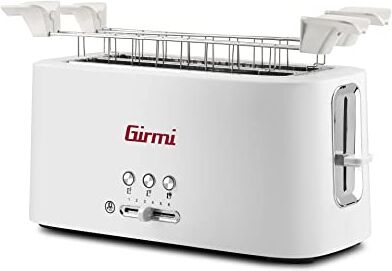 Girmi Tp91 Tostapane Xl, 1500 W, Plastica, Bianco