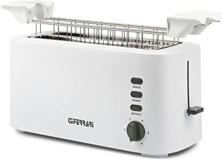 Acer G10142 Tostapane Grandi Fette "Essential Toast", 1500W, 4 Toast, Bianco