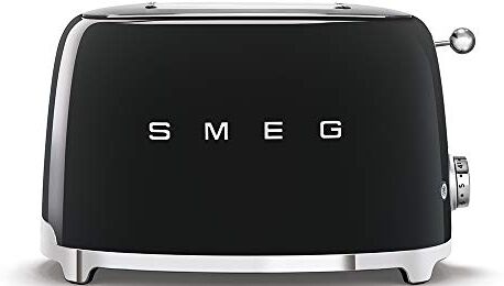 SMEG Tostapane TSF01BLEU, Acciaio Inossidabile, 2 Scomparti, Nero