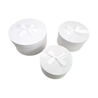 GOLDEN HILL (GOL) L.FIOCCO BIANCO SCATOLA TONDA 3pz 452102 GOLDEN HILL (GOL) L.FIOCCO BIANCO SCATOLA TONDA 3pz 452102
