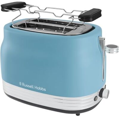 Russell Hobbs Tostapane Hanley, 2 Fette, Blu, 900 Watt, Russell Hobbs Tostapane Hanley, 2 Fette, Blu, 900 Watt,