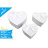 GOLDEN HILL (GOL) L.FIOCCO BIANCO SCATOLA CUORE 3pz 452106