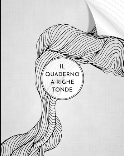 Genius Il Quaderno a Righe Tonde ™ per le menti creative Grigio: 80 Pagine per stimolare il pensiero laterale e amplificare la creatività   Il regalo perfetto per bambini, artisti…o anche per la mamma!