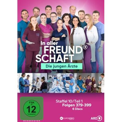 EuroVideo In aller Freundschaft Die jungen Ärzte, Staffel 10, Teil 1 (Folgen 379-399) EuroVideo In aller Freundschaft Die jungen Ärzte, Staffel 10, Teil 1 (Folgen 379-399)