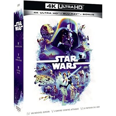 Lucasfilm COFFRET STAR WARS LA TRILOGIE ORIGINALE 3 UHD 4K + 6 BD Lucasfilm COFFRET STAR WARS LA TRILOGIE ORIGINALE 3 UHD 4K + 6 BD
