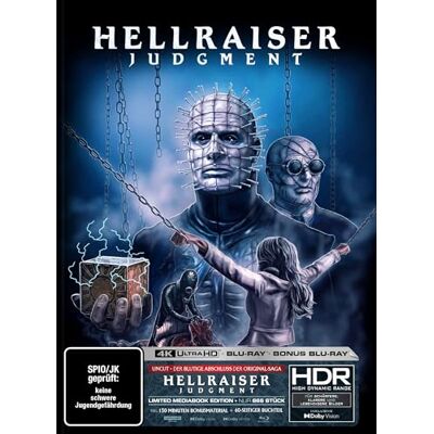 Turbine Hellraiser: Judgment Mediabook C (Ultra HD Blu-ray + Blu-ray + Bonus-Blu-ray) Turbine Hellraiser: Judgment Mediabook C (Ultra HD Blu-ray + Blu-ray + Bonus-Blu-ray)