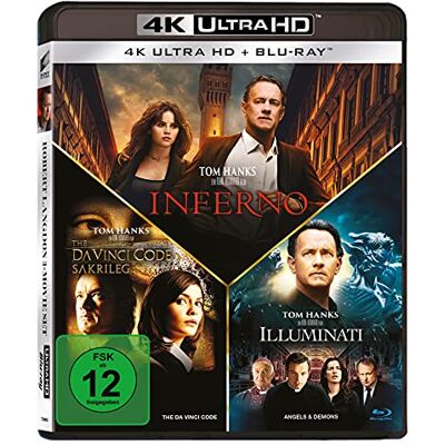 Sony Illuminati / Inferno / The Da Vinci Code (3 4K Ultra HD s + 3 Blu-rays) Sony Illuminati / Inferno / The Da Vinci Code (3 4K Ultra HD s + 3 Blu-rays)