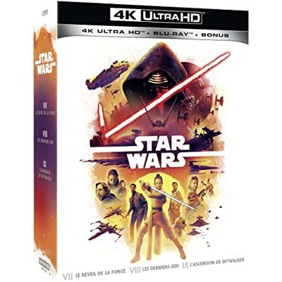 Lucasfilm COFFRET STAR WARS LA TROISIEME TRILOGIE 3 UHD 4K + 6 BD Lucasfilm COFFRET STAR WARS LA TROISIEME TRILOGIE 3 UHD 4K + 6 BD