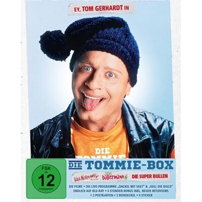 Turbine Tom Gerhardt: Die Tommie-Box (Limitierte Capbox) (+ 4DVDs) Turbine Tom Gerhardt: Die Tommie-Box (Limitierte Capbox) (+ 4DVDs)