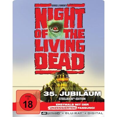 Sony Night of the Living Dead (1990) (Limitiertes Steelbook) (4K Ultra HD) (+ Blu-ray) Sony Night of the Living Dead (1990) (Limitiertes Steelbook) (4K Ultra HD) (+ Blu-ray)