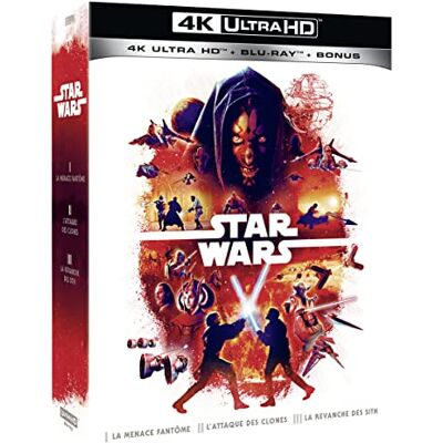 Lucasfilm COFFRET STAR WARS LA PRELOGIE 3 UHD 4K + 6 BD Lucasfilm COFFRET STAR WARS LA PRELOGIE 3 UHD 4K + 6 BD