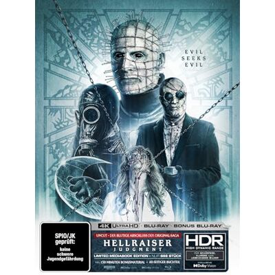 Turbine Hellraiser: Judgment Mediabook B (4K Ultra HD Blu-ray + Blu-ray + Bonus-Blu-ray) Turbine Hellraiser: Judgment Mediabook B (4K Ultra HD Blu-ray + Blu-ray + Bonus-Blu-ray)