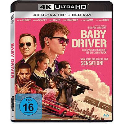 Sony Baby Driver (4K Ultra-HD) (+ Blu-ray) Sony Baby Driver (4K Ultra-HD) (+ Blu-ray)