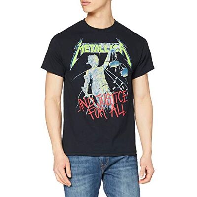 Metallica T-Shirt # M Unisex Black # And Justice For All (Original) Metallica T-Shirt # M Unisex Black # And Justice For All (Original)