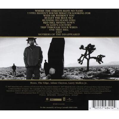 U2 The Joshua Tree U2 The Joshua Tree